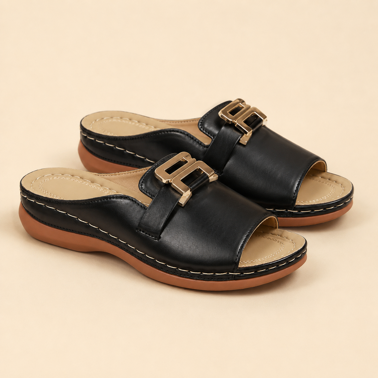 Calista Orthopedic Slip-On Slide Sandals