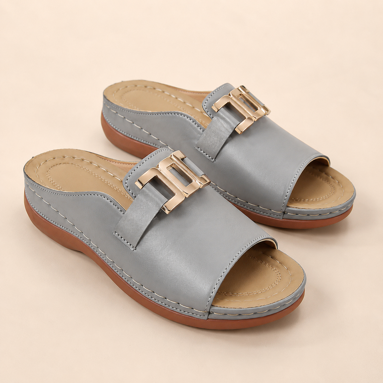 Calista Orthopedic Slip-On Slide Sandals