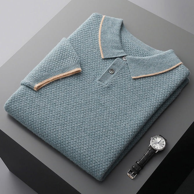 Harding Slim Fit Cashmere Polo Shirt