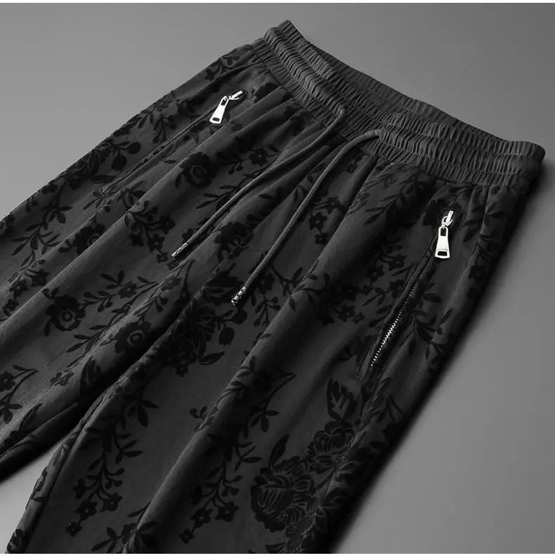Hudson Polyester Spandex Embroidered Shorts