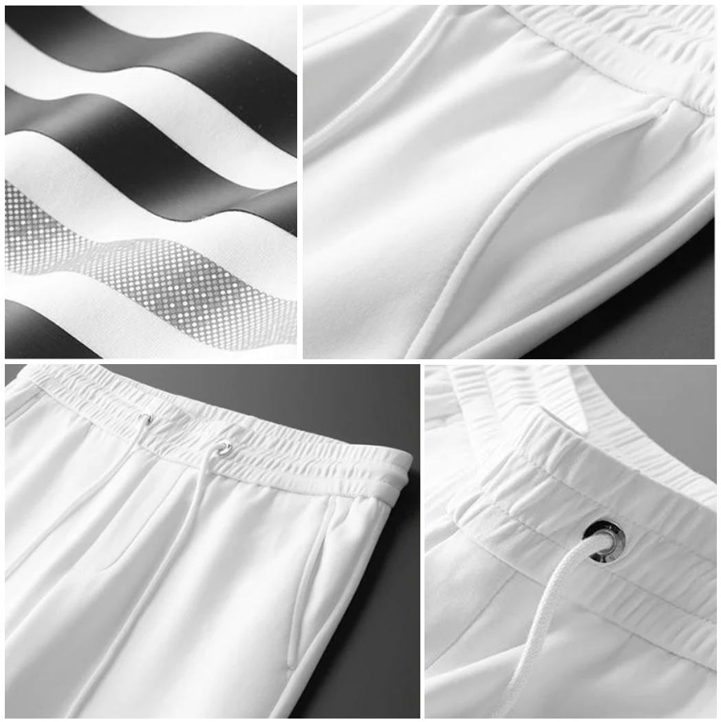 Halden Mid-Rise Cotton-Blend Sweatpants