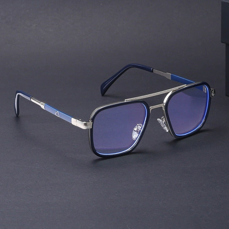 Damien Metal Blue Light Blocking Glasses