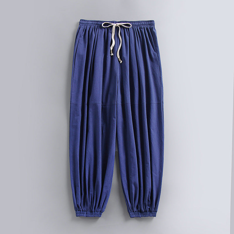 Riviera Linen Wide-Leg Pants