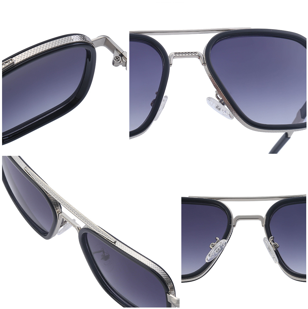Damien Metal Blue Light Blocking Glasses