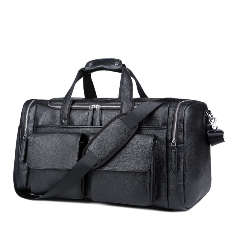 Calesso Vegan Leather Weekender Duffle Bag