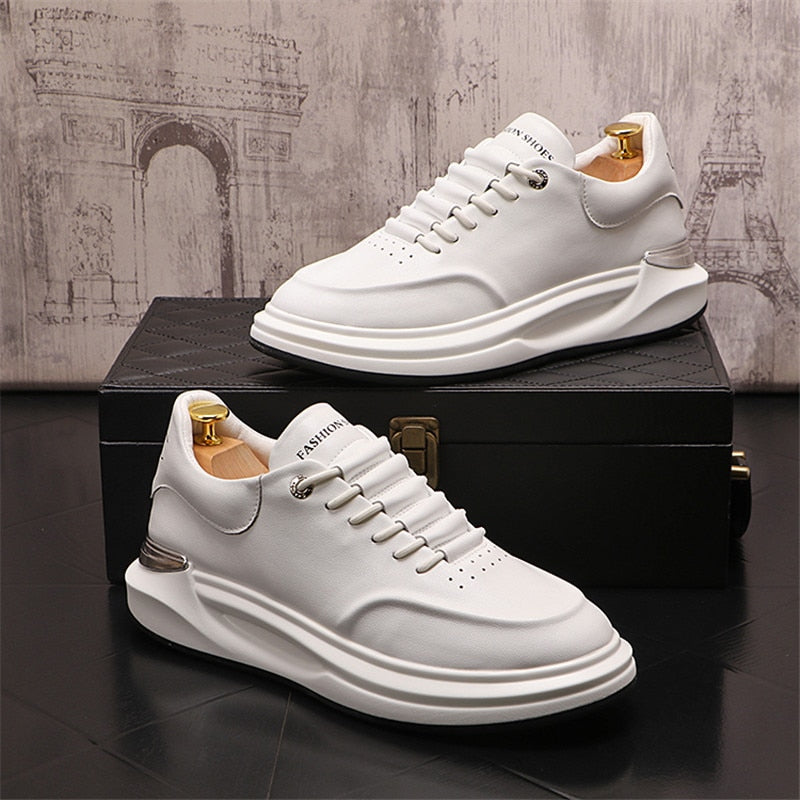 Rosetta Leather Platform Sneaker