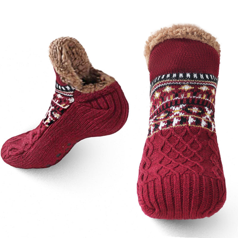 Bergen Cotton Knit Non-Slip Socks