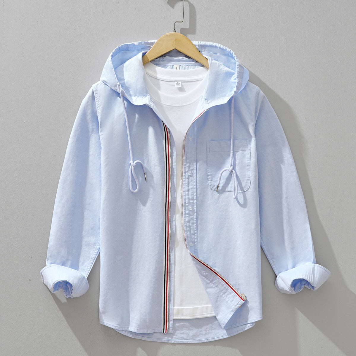 Cassian Linen-Cotton Hooded Shirt