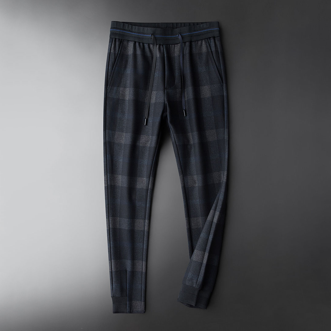 Greyson Slim-Fit Plaid Sweatpants