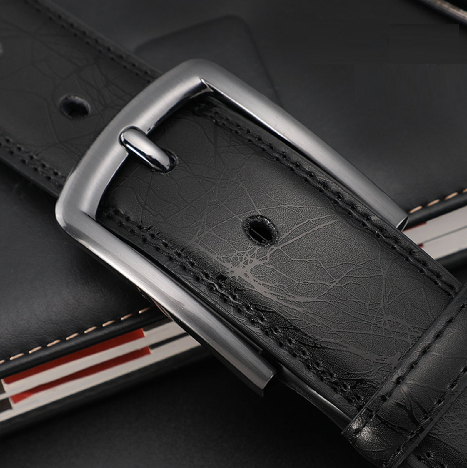 Halden Leather Pin Buckle Belt