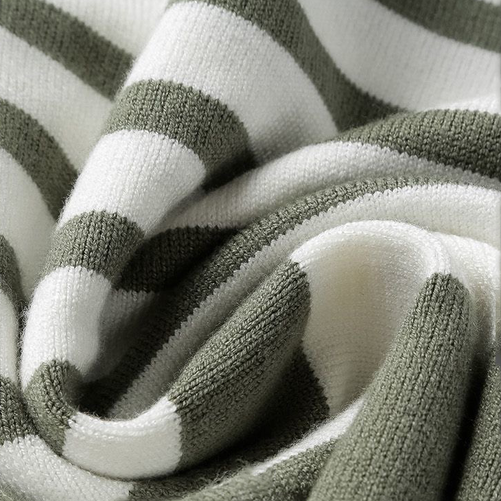 Ashford Barré Stripe Polo Sweater