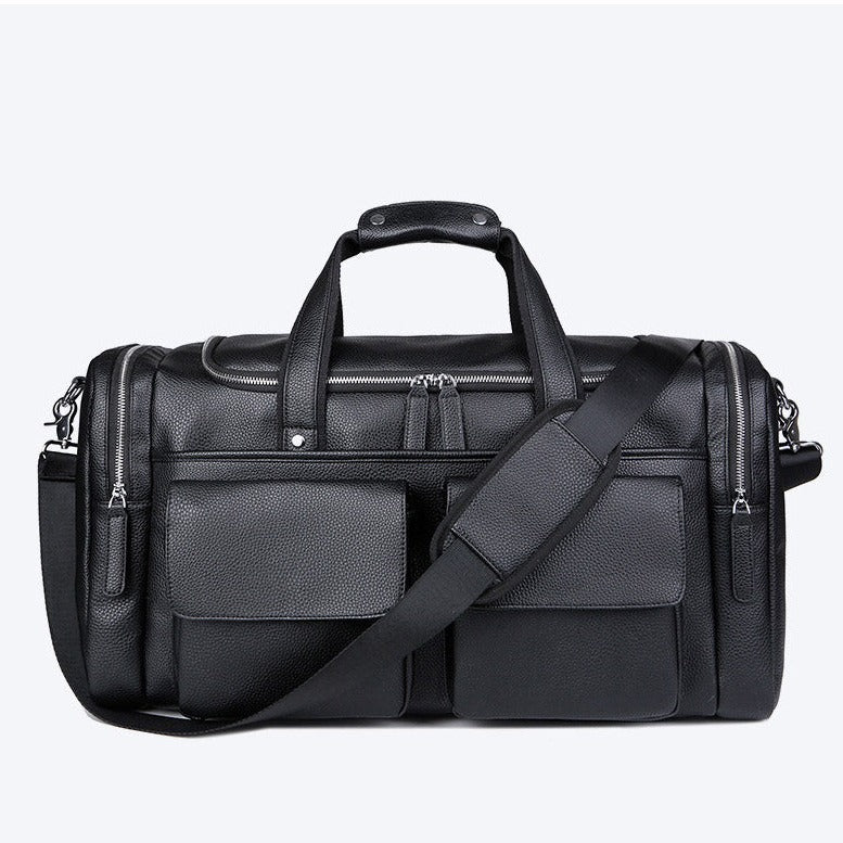 Calesso Vegan Leather Weekender Duffle Bag