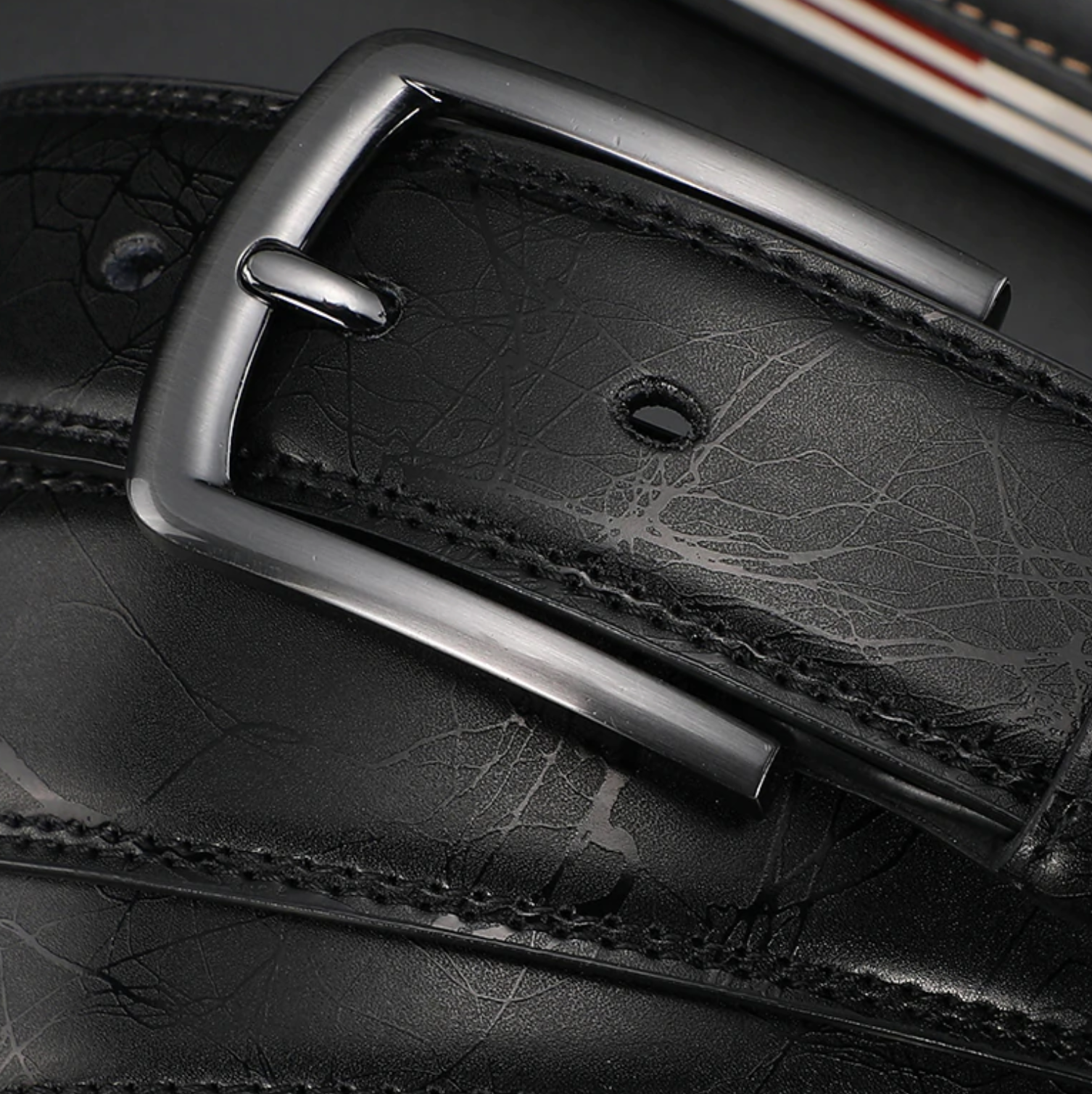 Halden Leather Pin Buckle Belt
