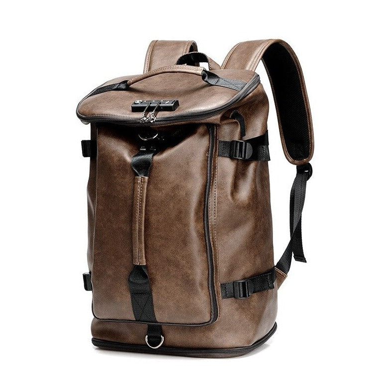 Calisto Anti-Theft PU Leather Backpack