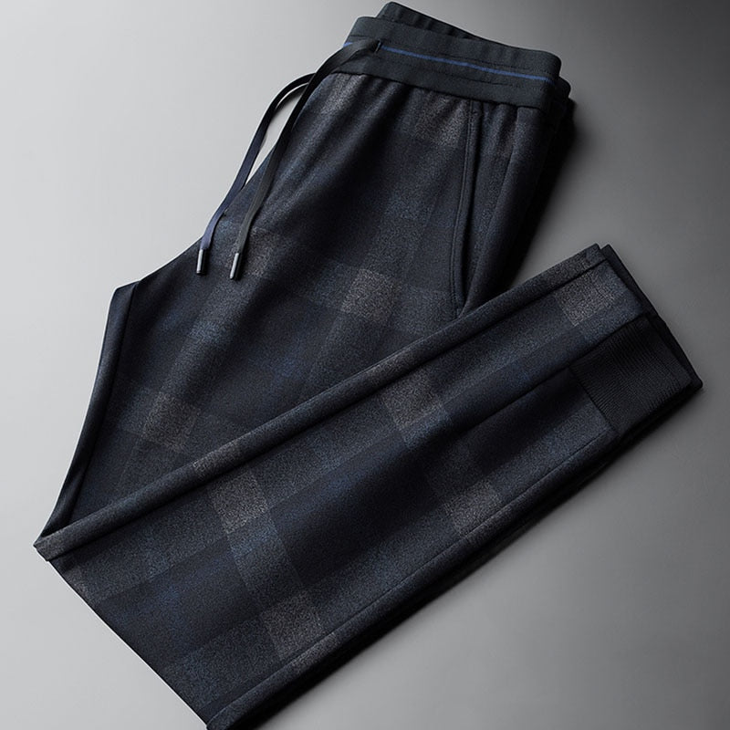 Greyson Slim-Fit Plaid Sweatpants