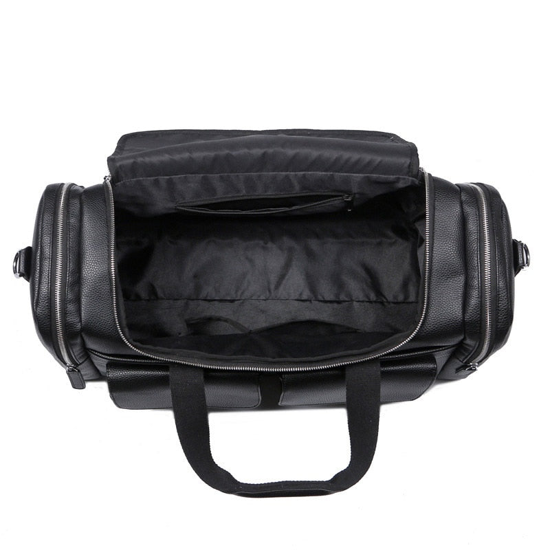 Calesso Vegan Leather Weekender Duffle Bag