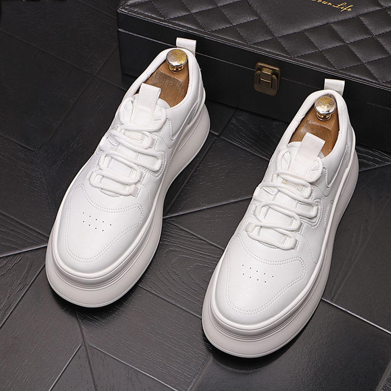 Caldera Split Leather Platform Sneaker