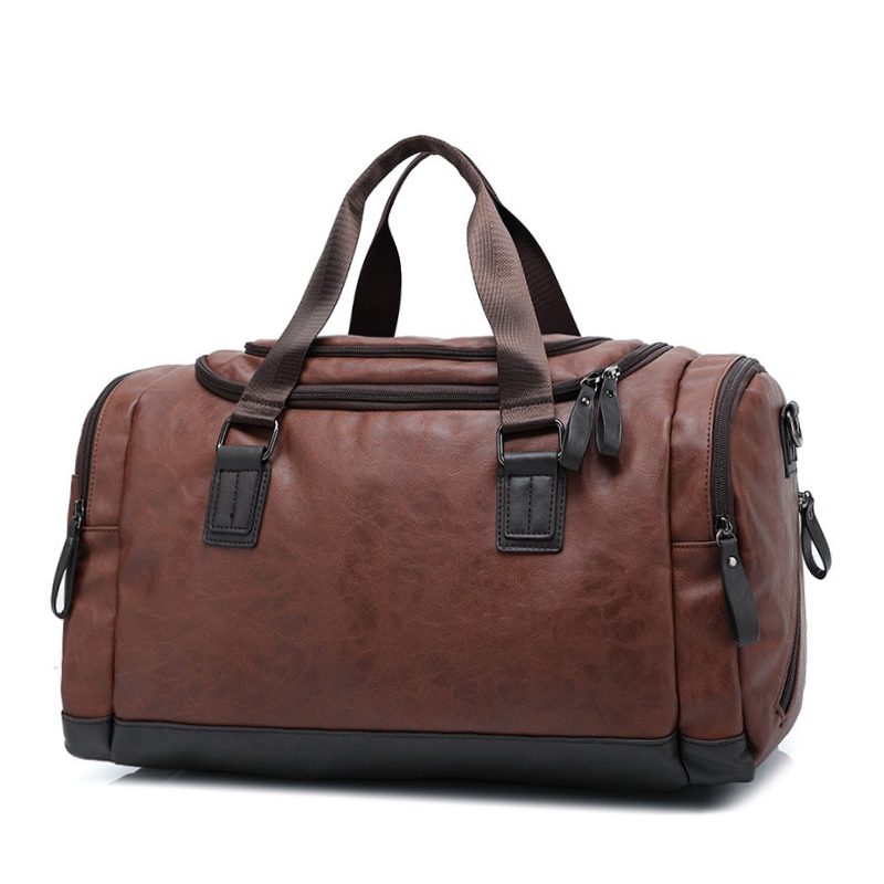 Ashford Vegan Leather Weekender Duffle Bag