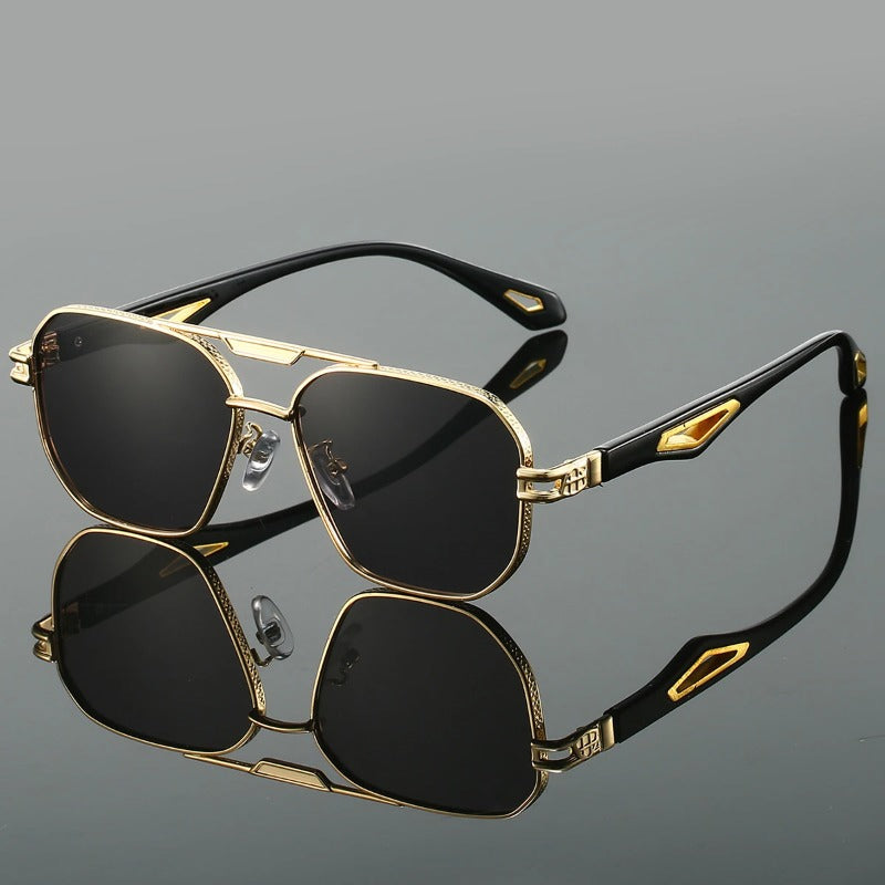 Helios Polarized Circle Frame Sunglasses
