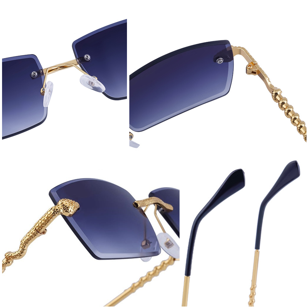 Novara Rimless UV400 Sunglasses