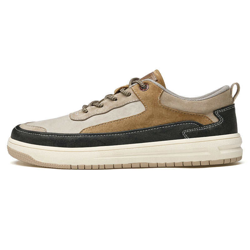 Mercer Suede Leather Colorblock Sneakers