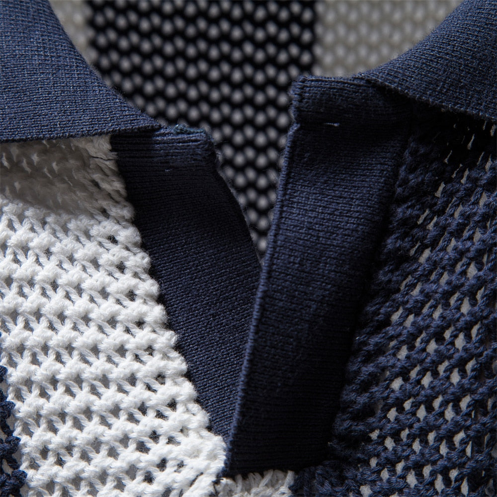 Harlow Cotton Knit Polo Shirt