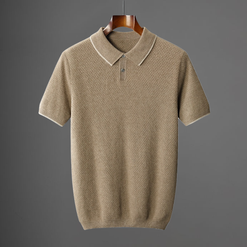 Harding Slim Fit Cashmere Polo Shirt