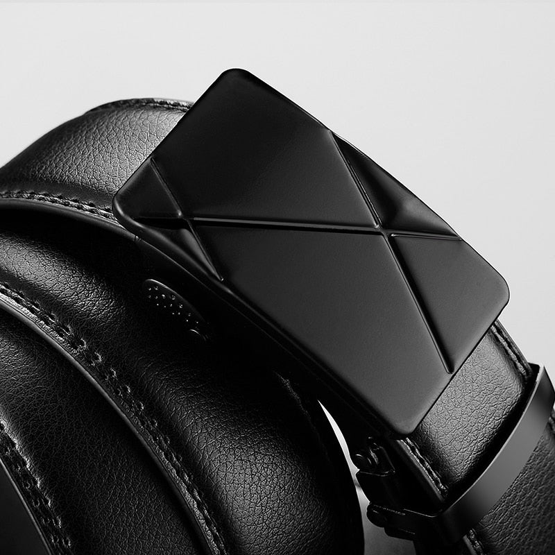 Ashford Split Leather Slide Buckle Belt