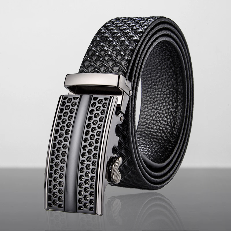 Bronson Leather Slide Buckle Belt
