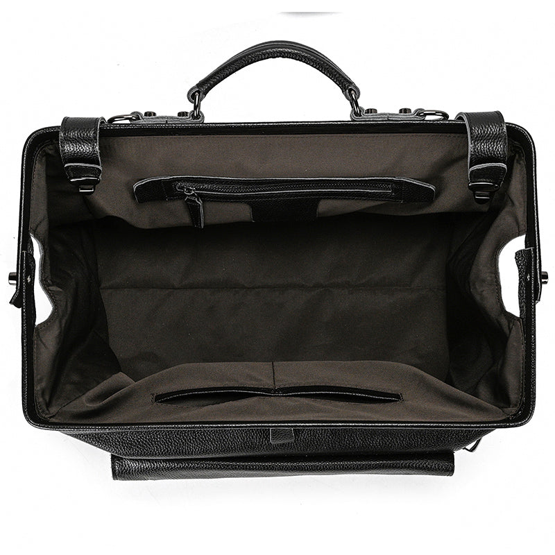 Ashford Genuine Leather Duffle Weekender Bag