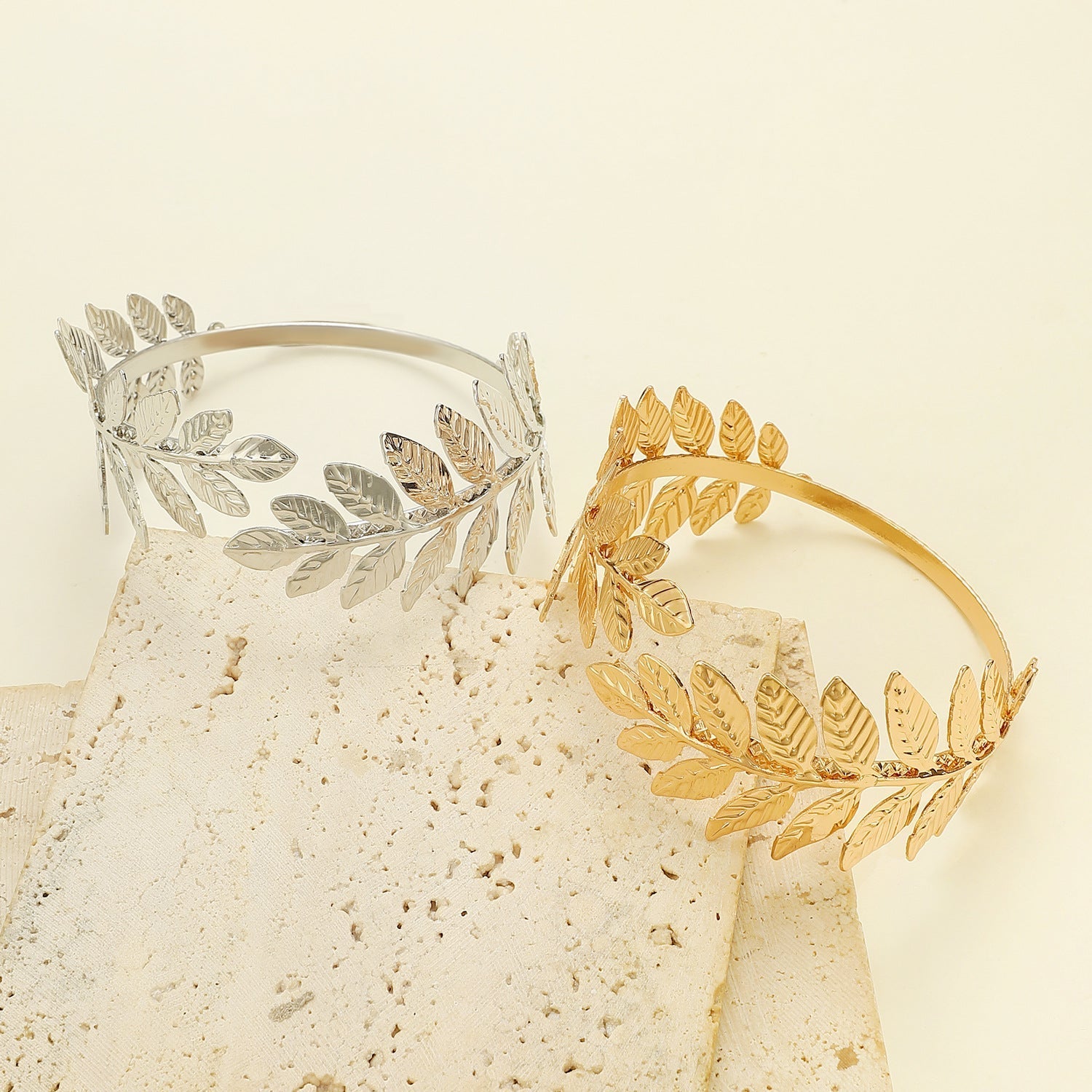 Celestia Gold Plated Cuff Bracelets