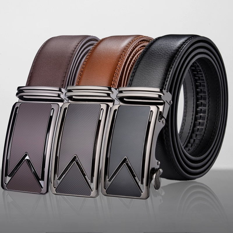 Hartley Leather Automatic Buckle Belt