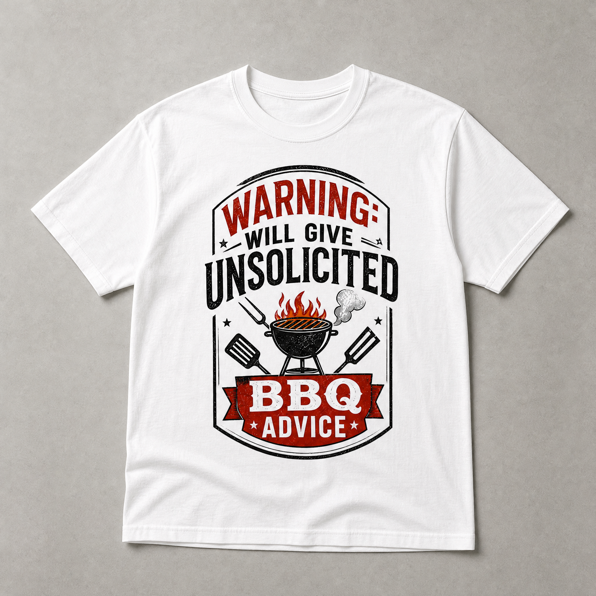 Grillin' Cotton Crew Neck Tee
