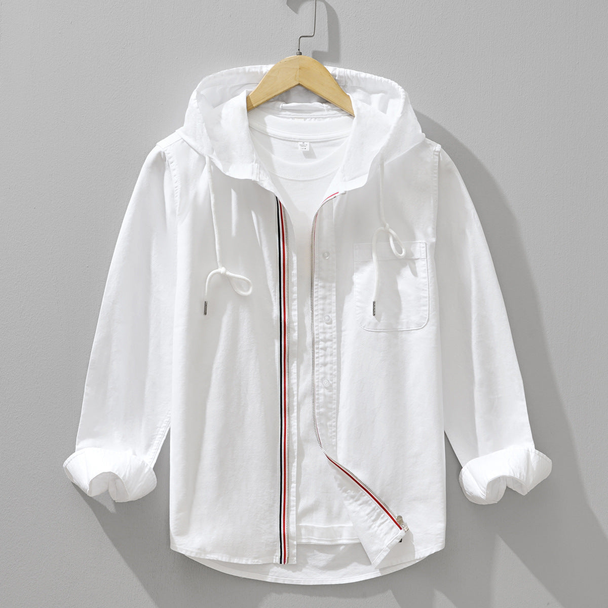 Cassian Linen-Cotton Hooded Shirt