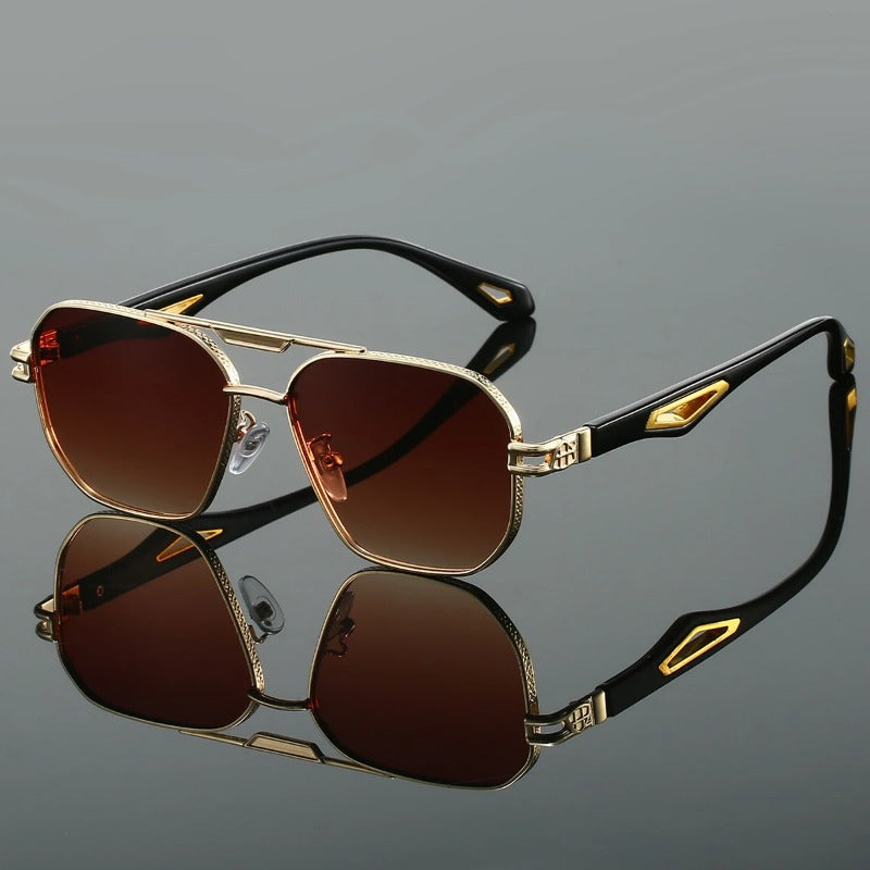 Helios Polarized Circle Frame Sunglasses