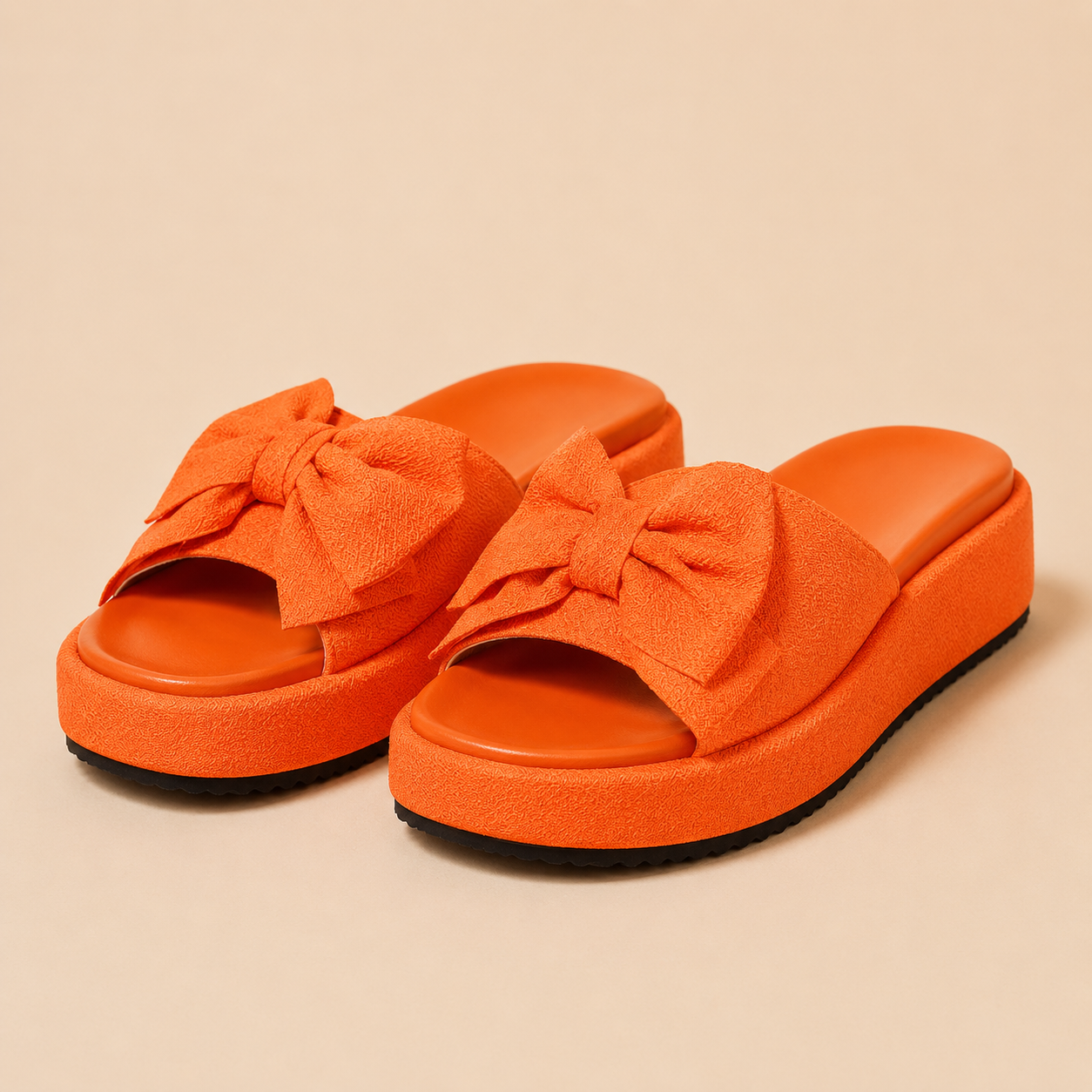 Rosali Platform Bow Slide Sandals