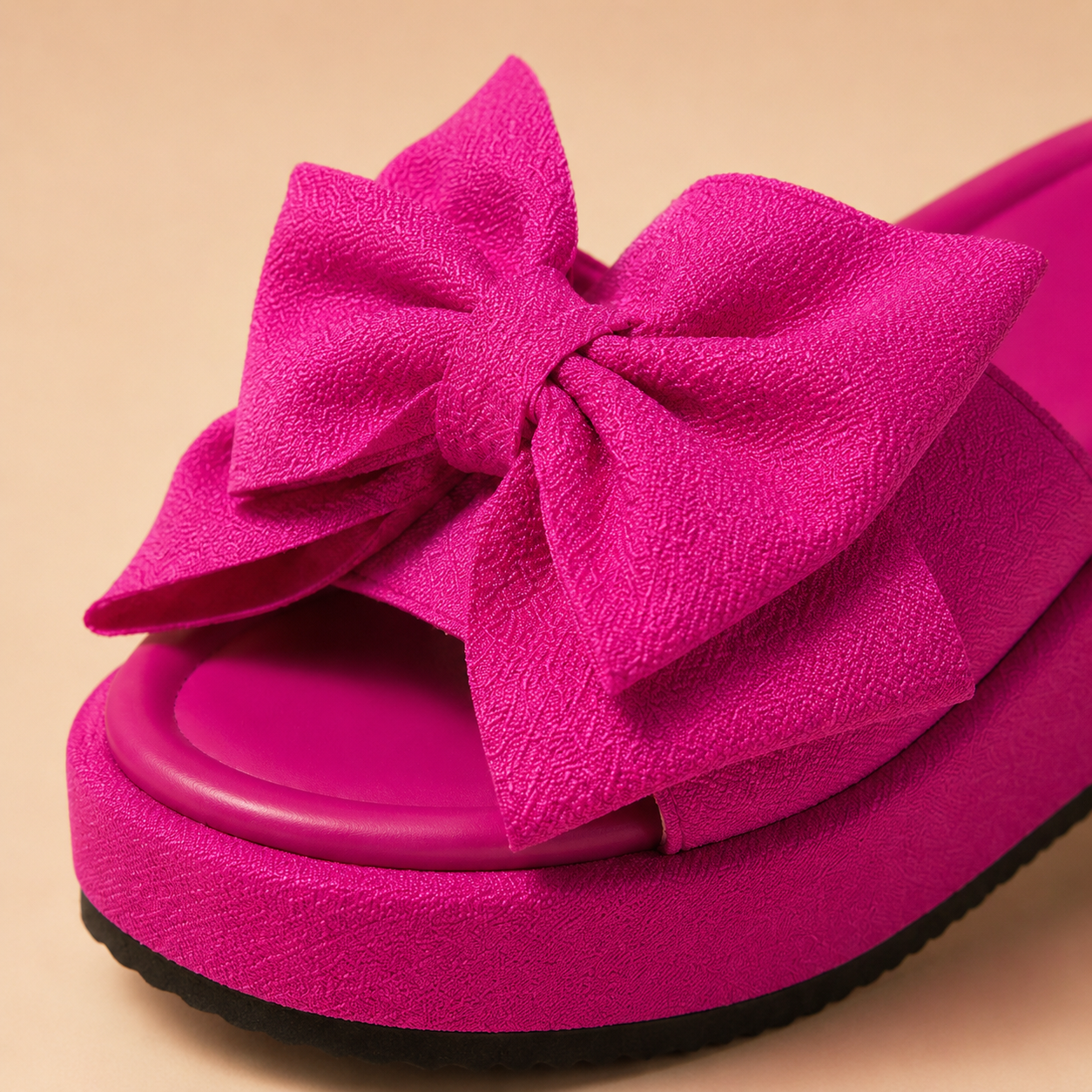 Rosali Platform Bow Slide Sandals