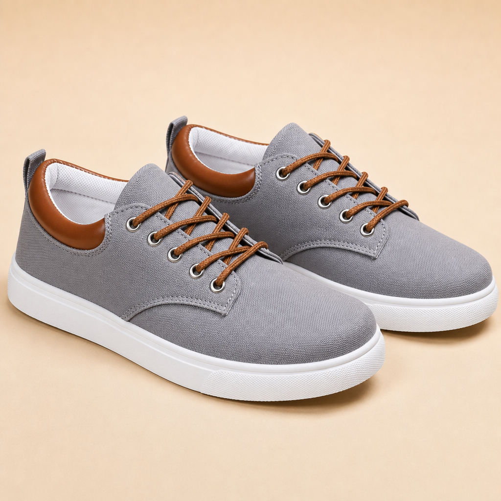 Breathable canvas material on Fenton Sneakers