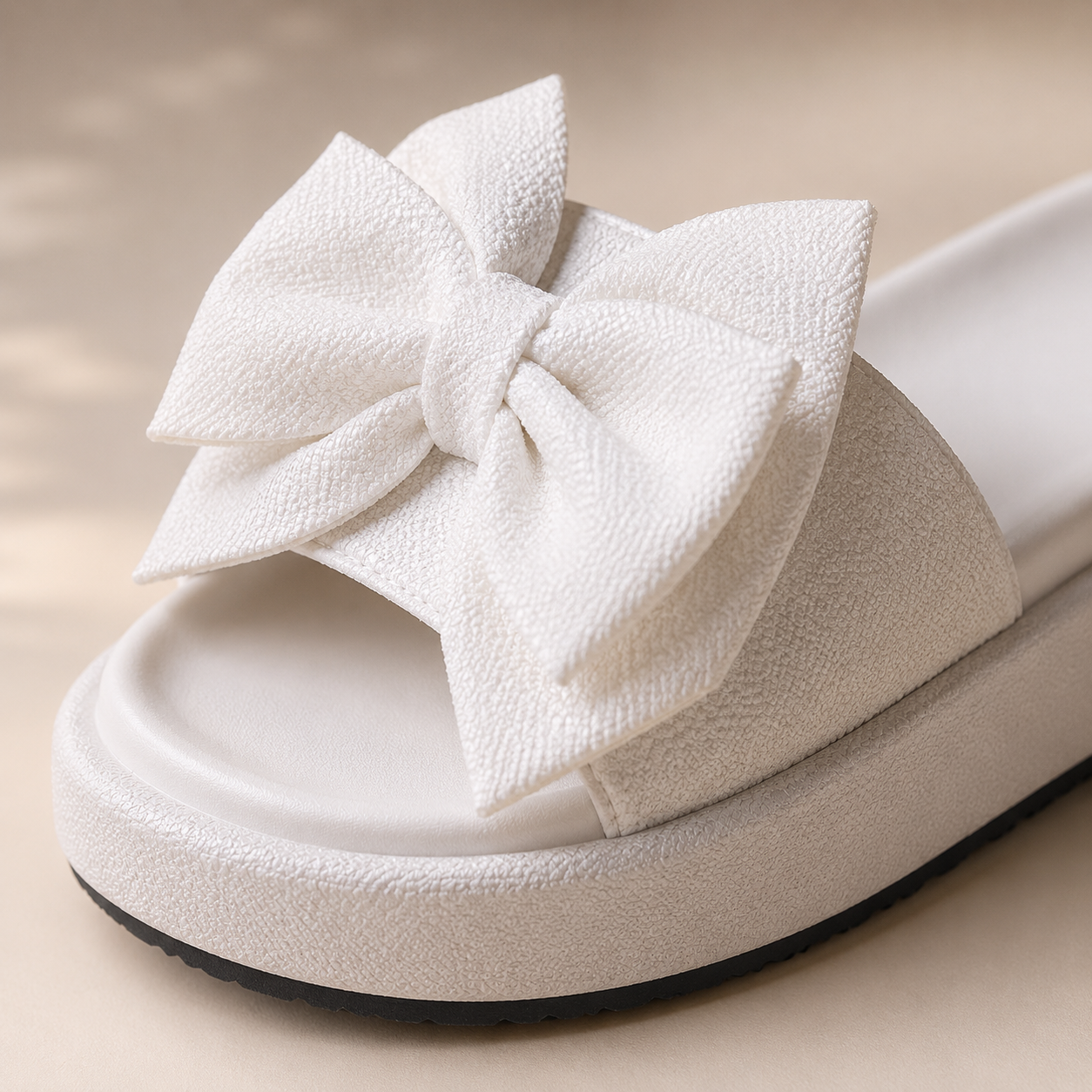 Rosali Platform Bow Slide Sandals