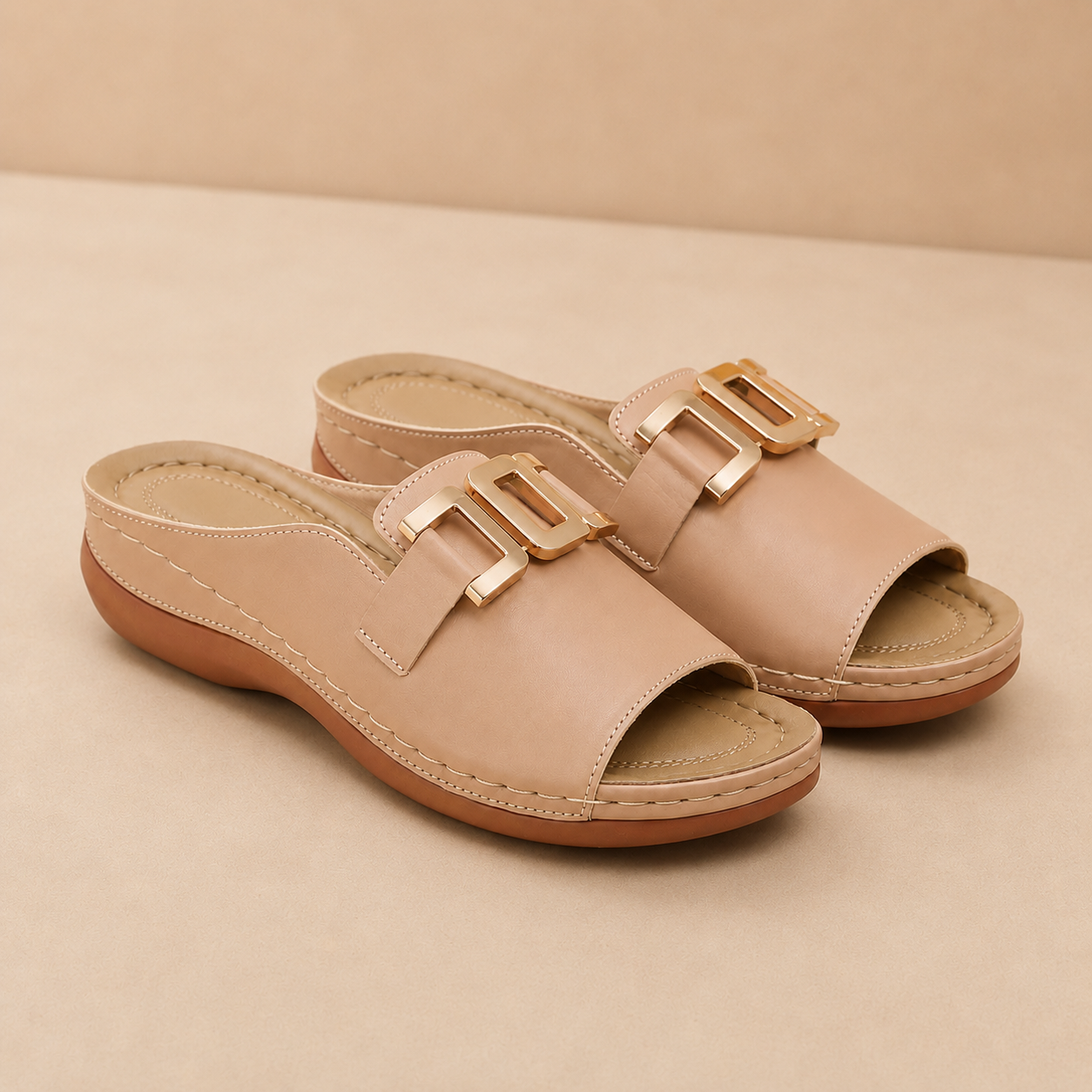 Calista Orthopedic Slip-On Slide Sandals