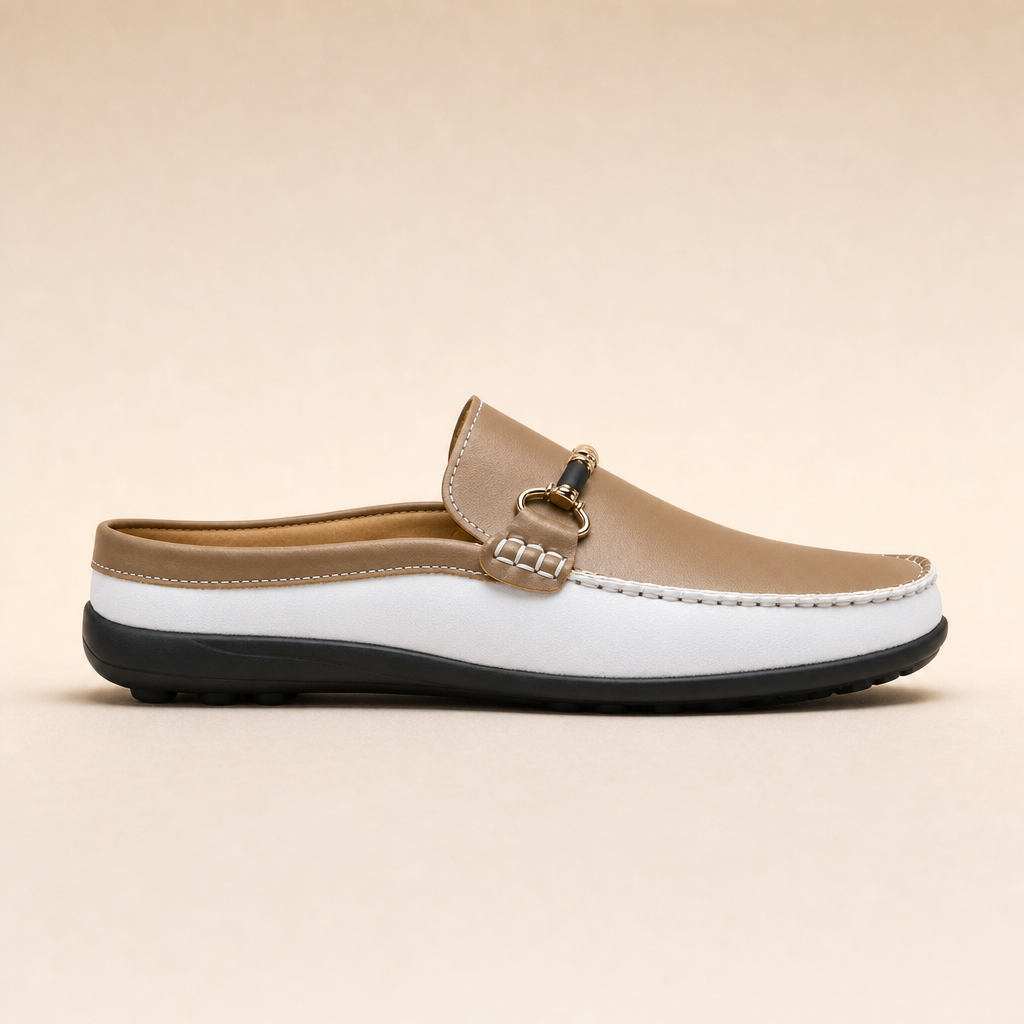 Durham Genuine Leather Slip-On Loafers in Blue