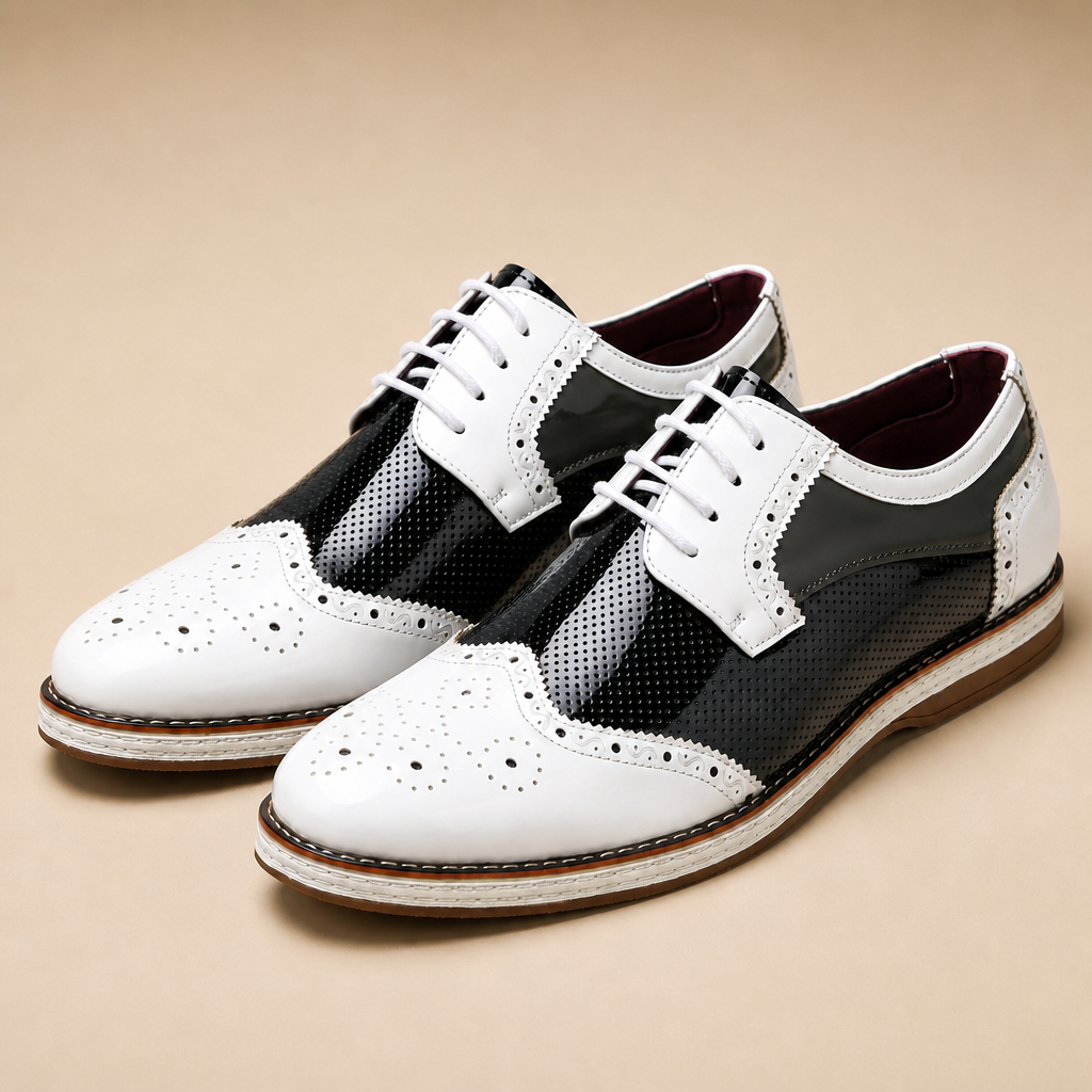 Arvyn Men's Leather Brogue Dress Shoes