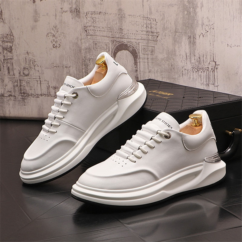 Rosetta Leather Platform Sneaker