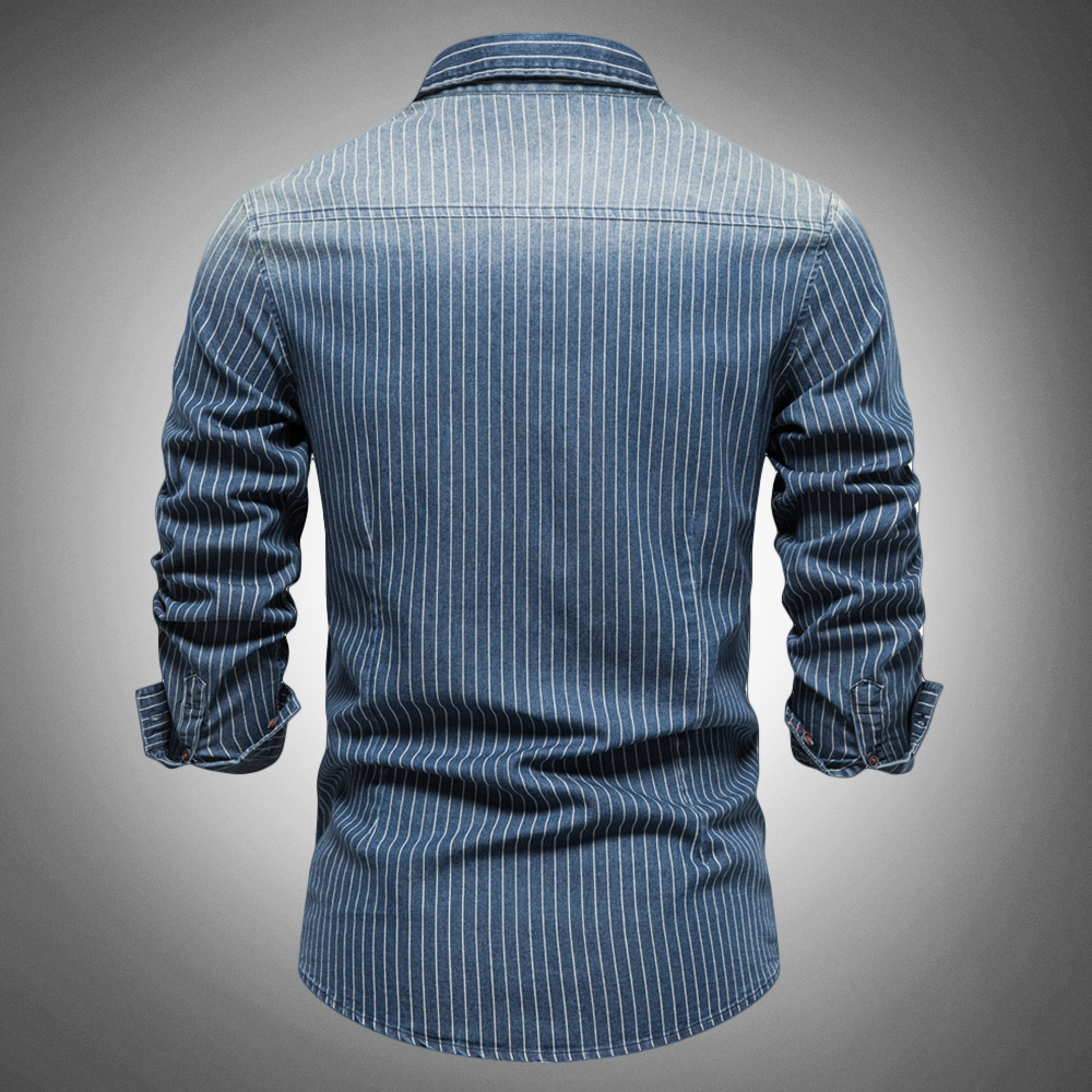 Ashford Slim-Fit Cotton Denim Shirt