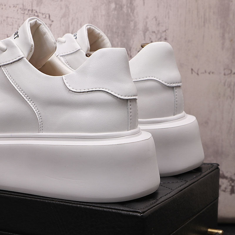 Caldera Split Leather Platform Sneaker