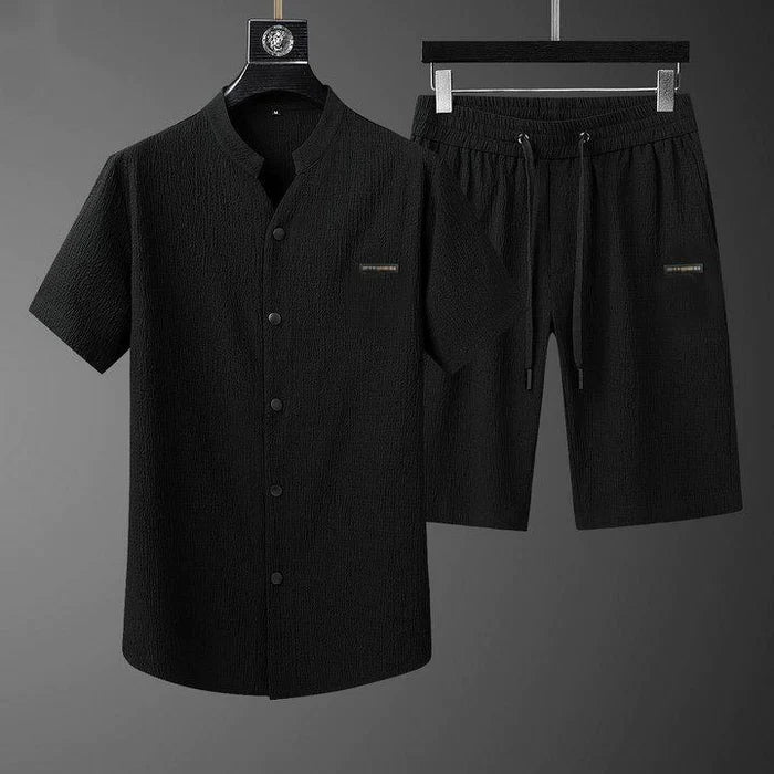 Bexley Rayon Cotton Crinkle Athleisure Set
