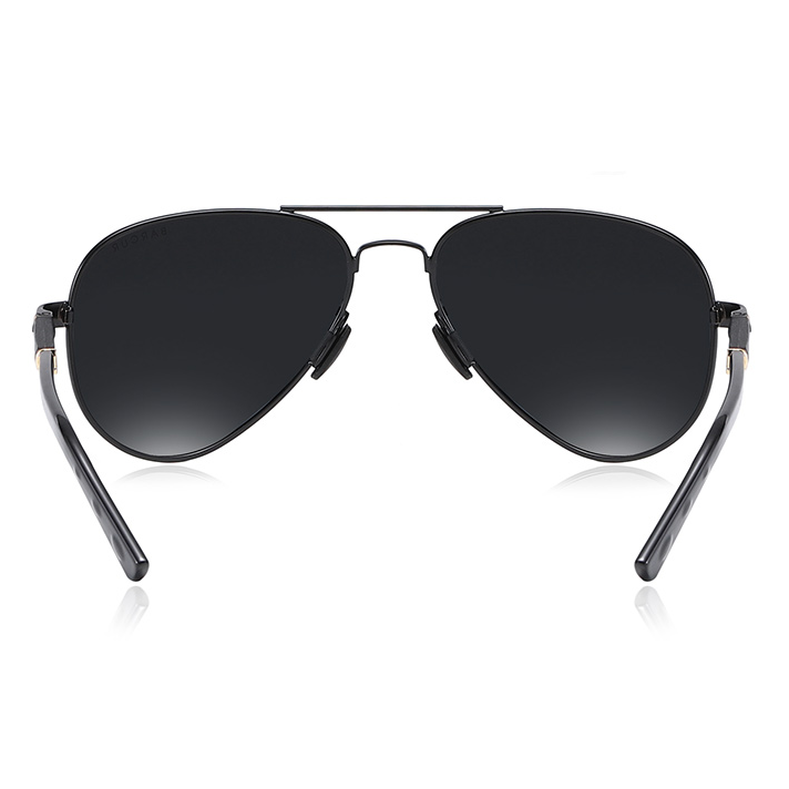 Harlan Aviator Stainless Steel Sunglasses