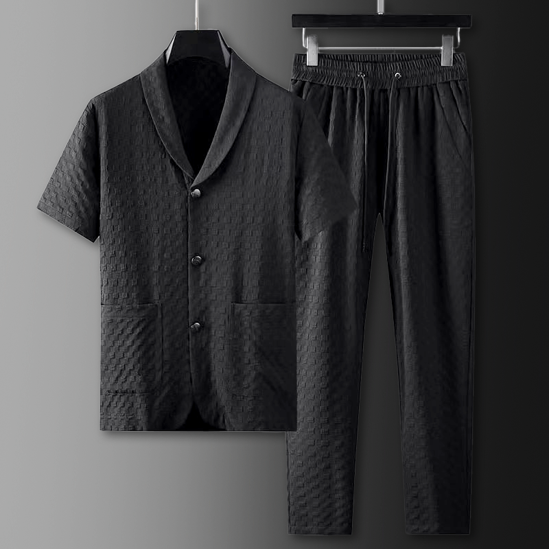 Blythe Cotton Waffle-Weave Leisure Set