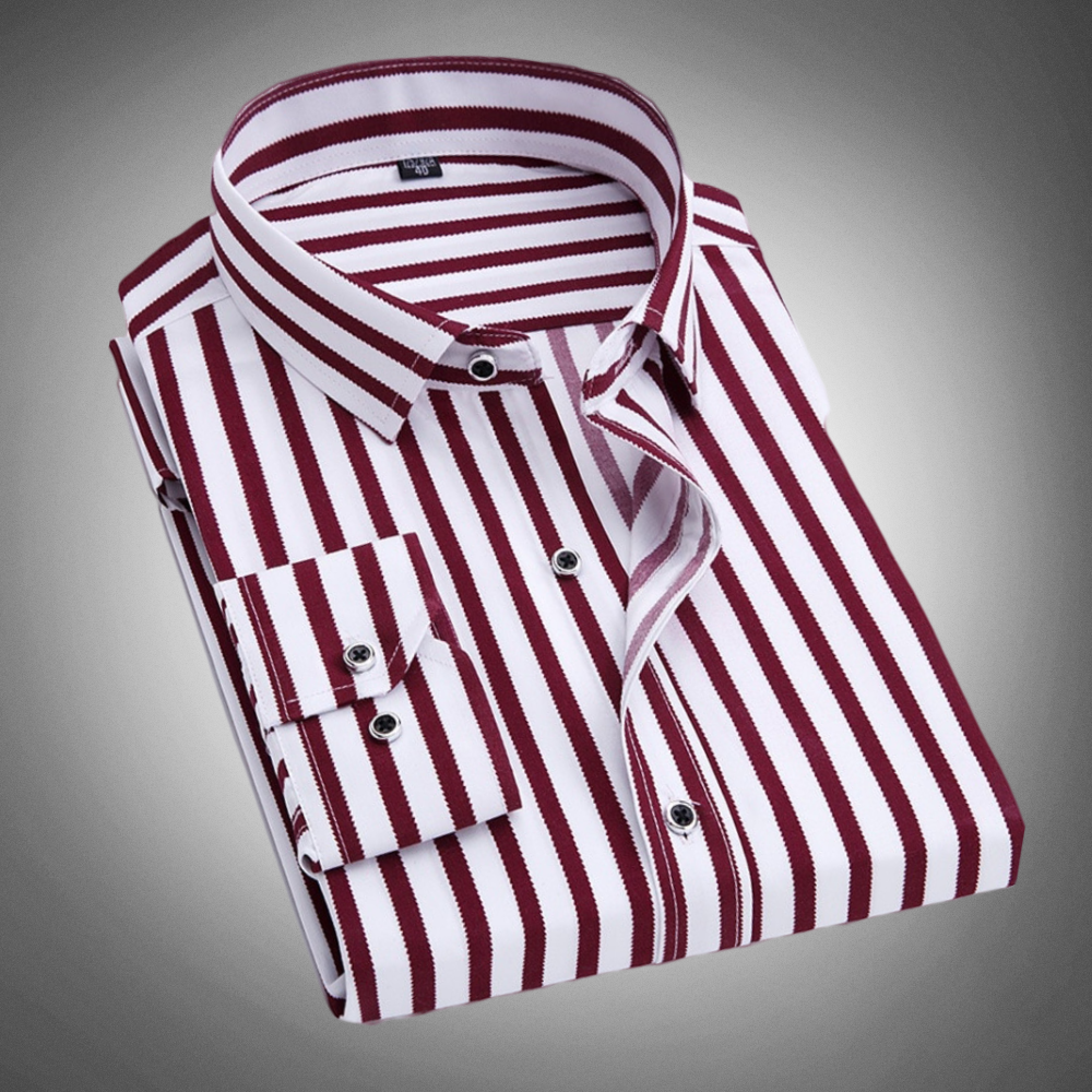 Harlow Slim-Fit Striped Dress Shirt