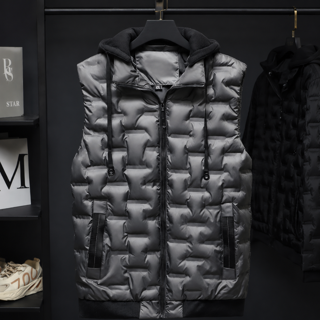 Portman Quilted Hooded Vest